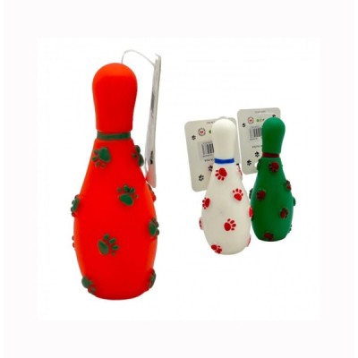 ΠΑΙΧΝΙΔΙ ΣΚΥΛΟΥ ΜΕ ΗΧΟΥ ΚΟΡΙΝΑ ΜΕ ΠΑΤΟΥΣΕΣ ΣΕ 3 ΧΡΩΜΑΤΑ 14.5X5CM